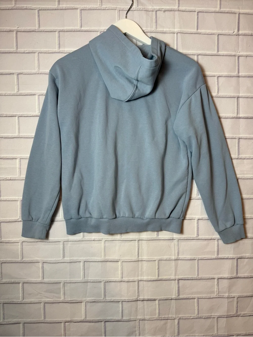 Converse Kids Blue Logo Pullover Hoodie Size L 12-13 Years